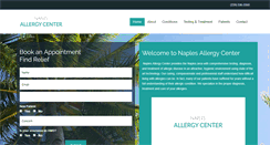 Desktop Screenshot of naplesallergycenter.com